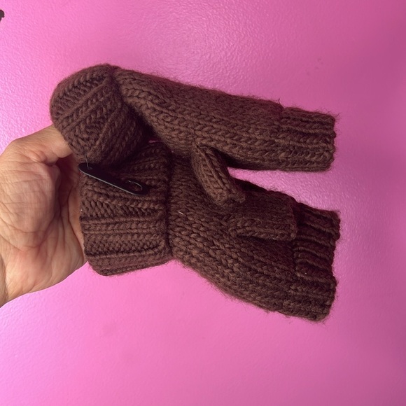 Fingerless arm warmer brown - Picture 6 of 7